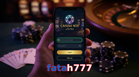 Main screen of Fatah777 login page for PK players